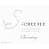 Scherrer Winery Scherrer Vineyard Chardonnay 2015 Front Label
