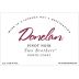 Donelan Two Brothers Pinot Noir 2011 Front Label