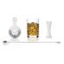 Viski 4-Piece Crystal & Stainless Steel Barware Set Gift Product Image