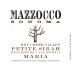 Mazzocco Maria Petite Sirah 2012 Front Label