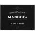 Champagne Mandois Blanc de Noirs Brut 2015 Front Label