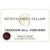Patricia Green Freedom Hill Vineyard Pinot Noir 2015 Front Label