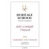 Heritage School Vineyards Julie's Creekside Vineyard Cabernet Sauvignon 2014 Front Label
