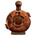 Dos Armadillos Clay Collection Extra Anejo Tequila Front Bottle Shot