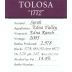Tolosa Winery Edna Ranch 1772 Syrah 2005 Front Label