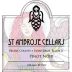 St. Ambrose Cellars Pinot Noir 2013 Front Label