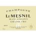 Champagne Le Mesnil Blanc de Blancs Grand Cru Brut (1.5 Liter Magnum) Front Label