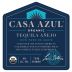 Casa Azul Organic Anejo Tequila Front Label