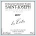 Vincent Paris Saint-Joseph Les Cotes 2017 Front Label