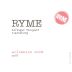 Ryme Aglianico Rose 2018 Front Label