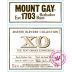 Mount Gay Extra Old Peated Rum Front Label