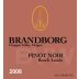 Brandborg Cellars Bench Lands Pinot Noir 2008 Front Label