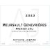 Domaine Antoine Jobard Meursault Genevrieres Premier Cru 2023 Front Label