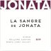 Jonata La Sangre de Jonata 2019 Front Label