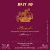 Bovio Barolo Parussi 2018 Front Label
