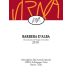Virna Borgogno Barbera d'Alba 2010 Front Label