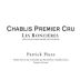 Patrick Piuze Chablis Roncieres Premier Cru 2022 Front Label