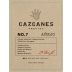 Cazcanes No. 7 Anejo Tequila Front Label