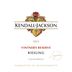 Kendall-Jackson Vintner's Reserve Riesling 2023 Front Label