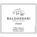Baldassari Family Wines Nolan Syrah 2015 Front Label
