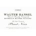 Walter Hansel Estate Vineyard Pinot Noir 2009 Front Label