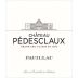 Chateau Pedesclaux 2018 Front Label