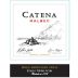 Catena Malbec 2021 Front Label