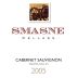 Smasne Cellars Cabernet Sauvignon 2005 Front Label