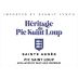 Heritage Du Pic St. Loup Coteaux de Languedoc Cuvee Sainte Agnes Rouge 2022 Front Label