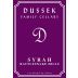 Woodhouse Family Cellars Dussek Syrah 2007 Front Label