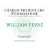 William Fevre Chablis Fourchaume Premier Cru (375ML half-bottle) 2018 Front Label