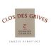 Domaine Combier Crozes-Hermitage Clos des Grives 2019 Front Label