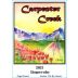 Carpenter Creek Winery Siegerrebe 2013 Front Label