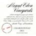 Mount Eden Vineyards Estate Chardonnay 2021 Front Label