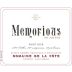 Domaine de la Cote Memorious Pinot Noir 2017 Front Label
