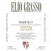 Elio Grasso Barolo Ginestra Casa Mate 2020 Front Label
