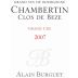 Domaine Alain Burguet Gevrey-Chambertin Clos de Beze 2007 Front Label