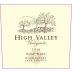High Valley Rose 2018 Front Label