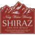 Noisy Water Winery & The Cellar Uncorked Shiraz 2014 Front Label
