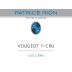 Patrice Rion Vougeot Les Cras Premier Cru 2015 Front Label
