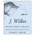 J Wilkes Pinot Noir 2017 Front Label