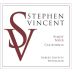 Stephen Vincent Pinot Noir 2017 Front Label