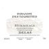 Delas Domaine des Tourettes Hermitage Blanc 2020 Front Label
