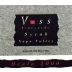 Voss Vineyards Ocala Syrah 2000 Front Label