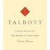 Talbott Diamond T Estate Chardonnay 2015 Front Label
