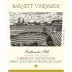 Barnett Vineyards Rattlesnake Cabernet Sauvignon 2018 Front Label
