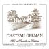 Chateau German 2022 Front Label