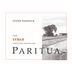 Paritua Vineyards Stone Paddock Syrah 2015 Front Label
