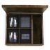 wine.com Legacy Whiskey Box Gift Set (Oak Wood) Gift Product Image