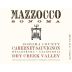 Mazzocco Dry Creek Cabernet Sauvignon 2016 Front Label